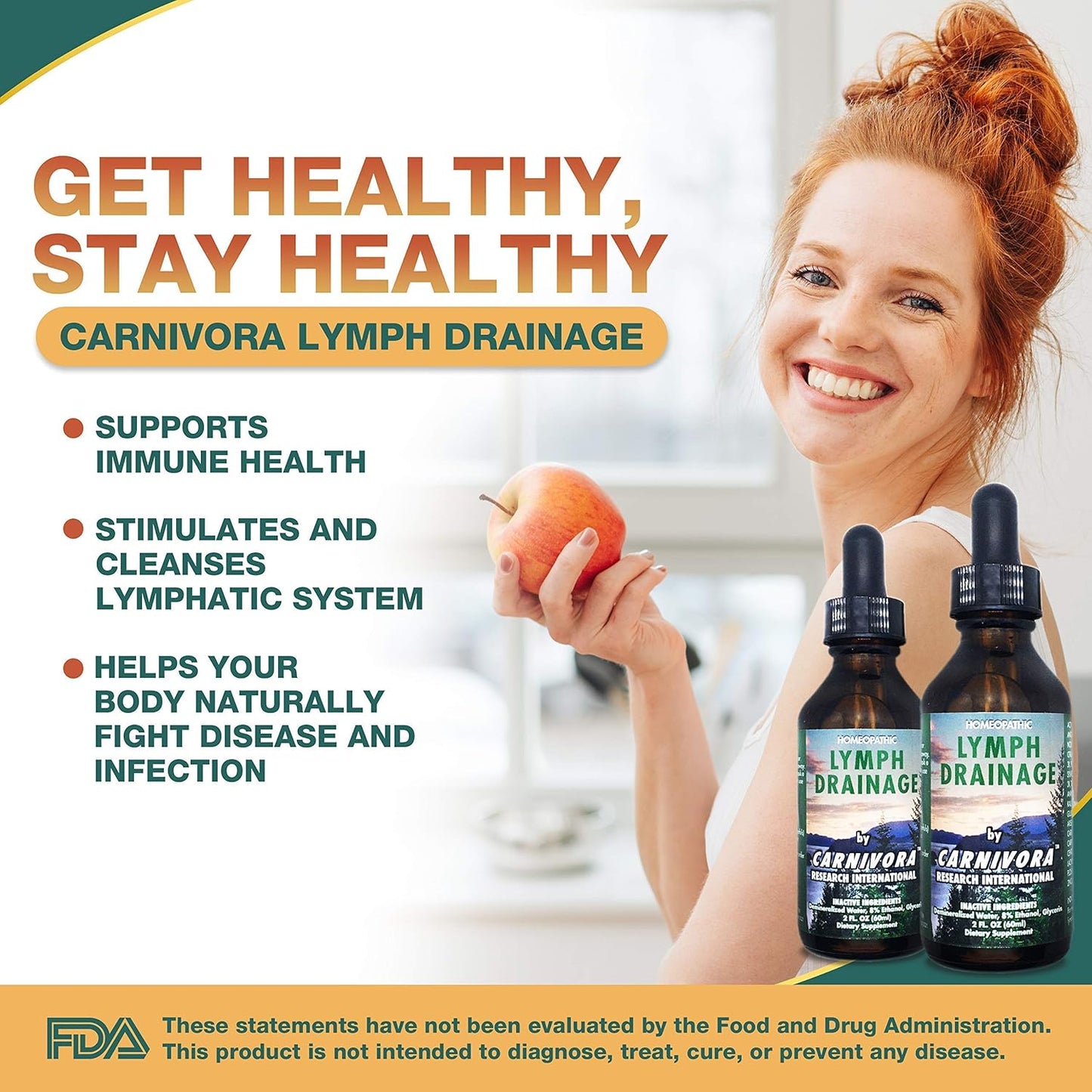 Carnivora Triple Bundle - Immune System, Lymph Flush, Joint & Digestion Support (Includes Vegi-Caps, Lymph Drainage, Turmeric)