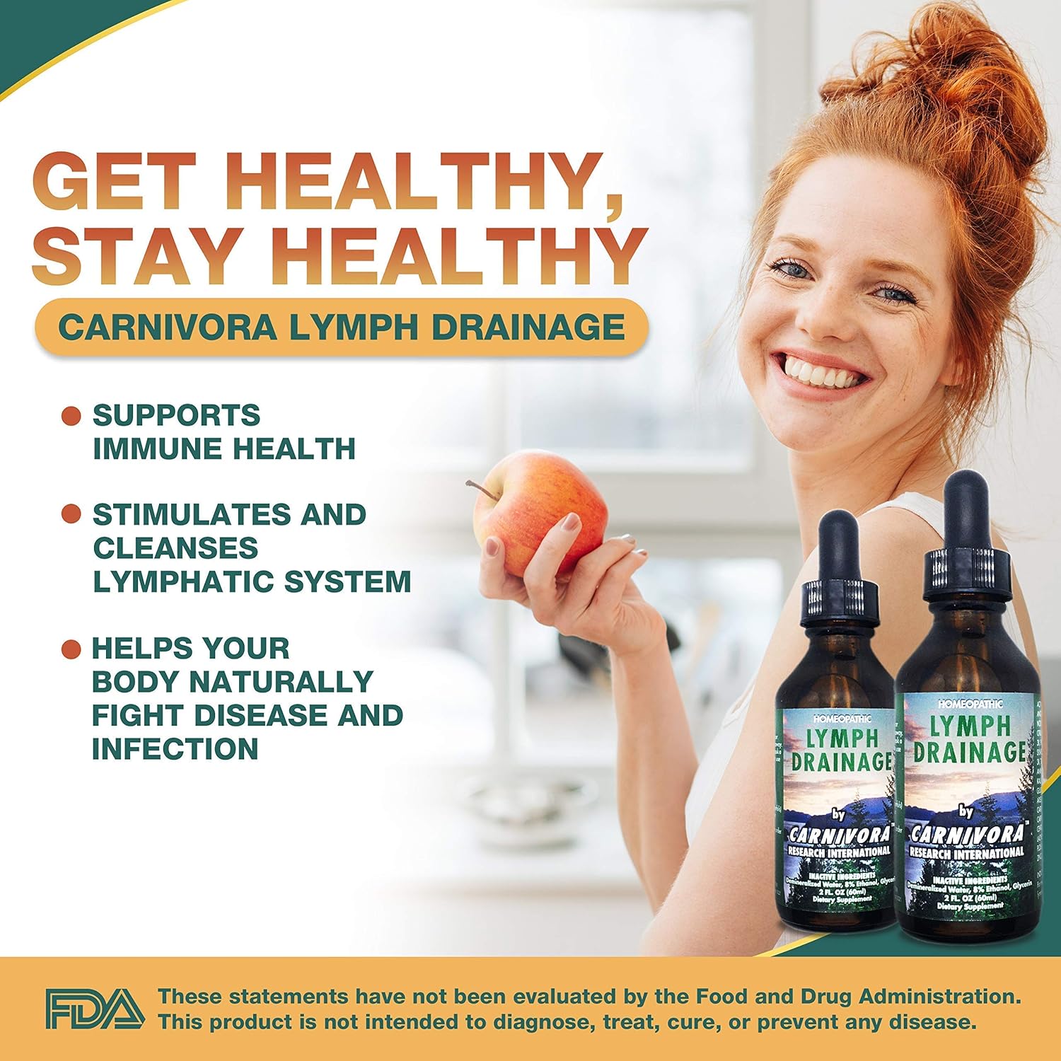 Carnivora Triple Bundle - Immune System, Lymph Flush, Joint & Digestion Support (Includes Vegi-Caps, Lymph Drainage, Turmeric)