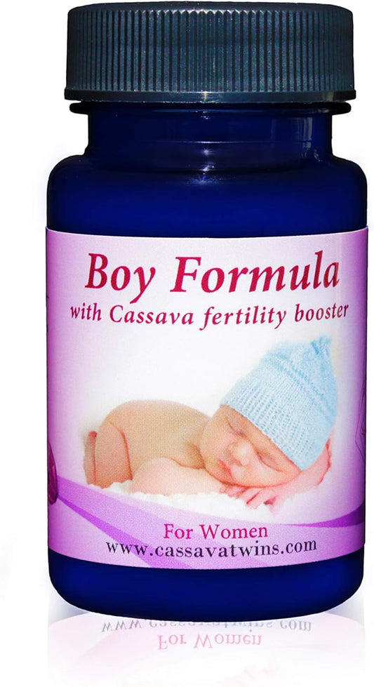 Cassava Twins Baby Boy Formula with Fertility Booster for Women - Pack of 6