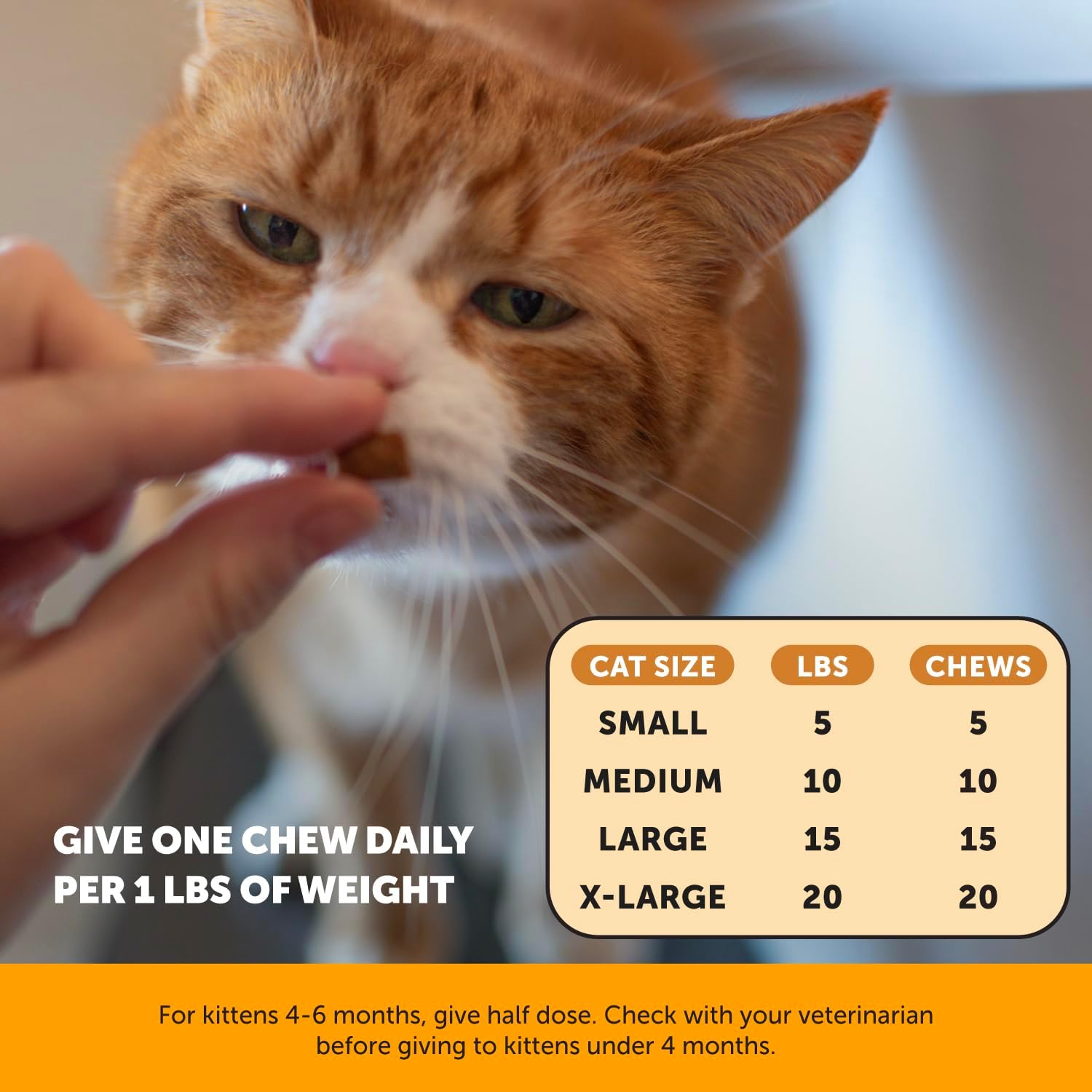 Cat Immune Support Supplement for Allergy Relief - Helps with Sneezing, Runny Nose, and Watery Eyes - Omega 3s, Lysine, Antioxidants, and Colostrum - Chicken Flavor - 30 Day Supply