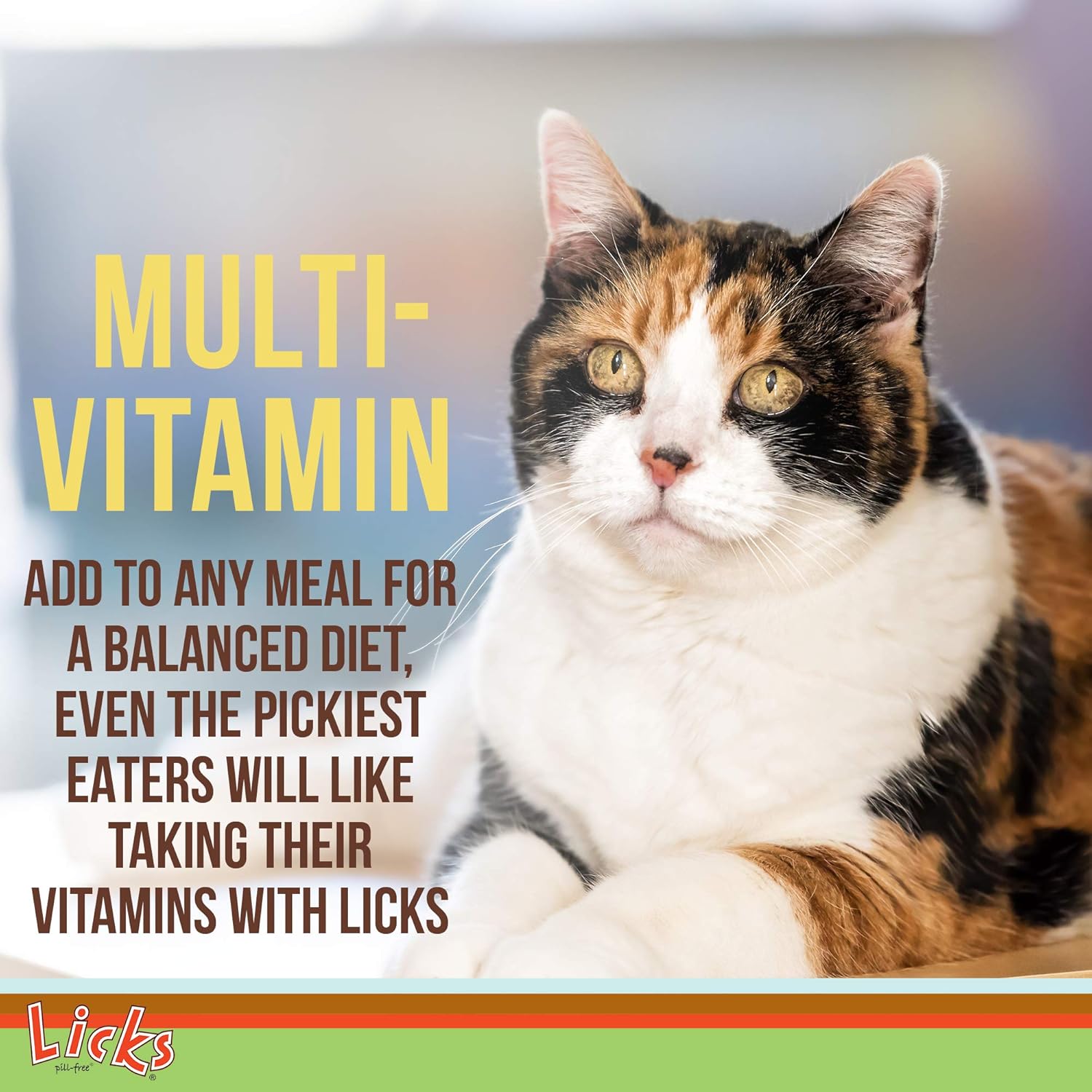 Cat Multivitamin Gel Packets with Vitamin C, D, and Calcium - Pill-Free Pet Supplement - 10 Pack