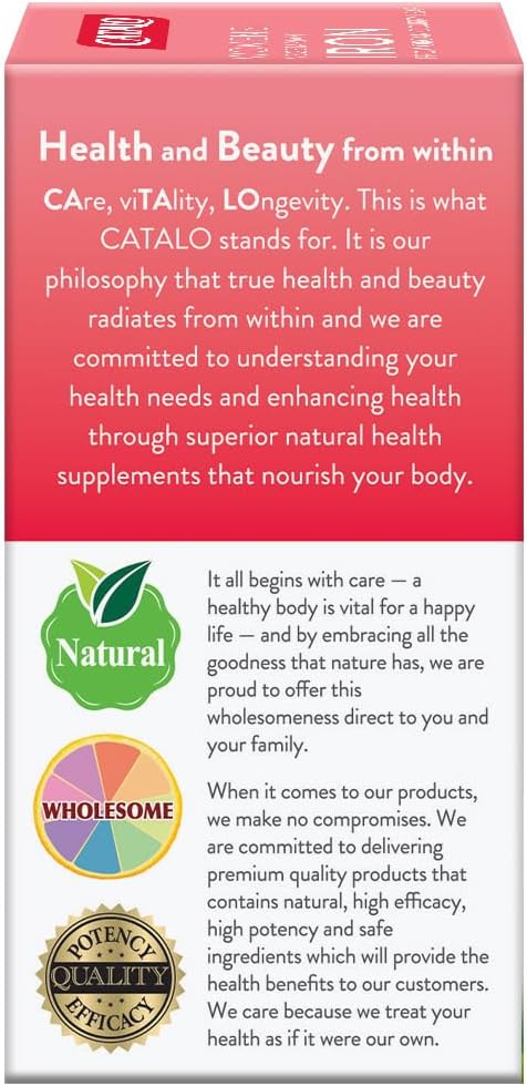 CATALO Women's Iron Supplement with Organic Curry Leaf - Gentle Absorption, Vegetarian Formula - 60 Tablets