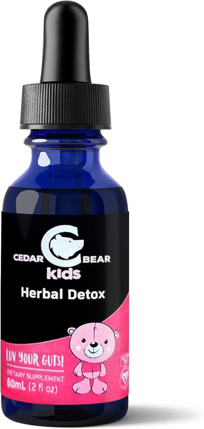 Cedar Bear Naturales Herbal Detox for Kids - Immune System Support - 2 fl oz