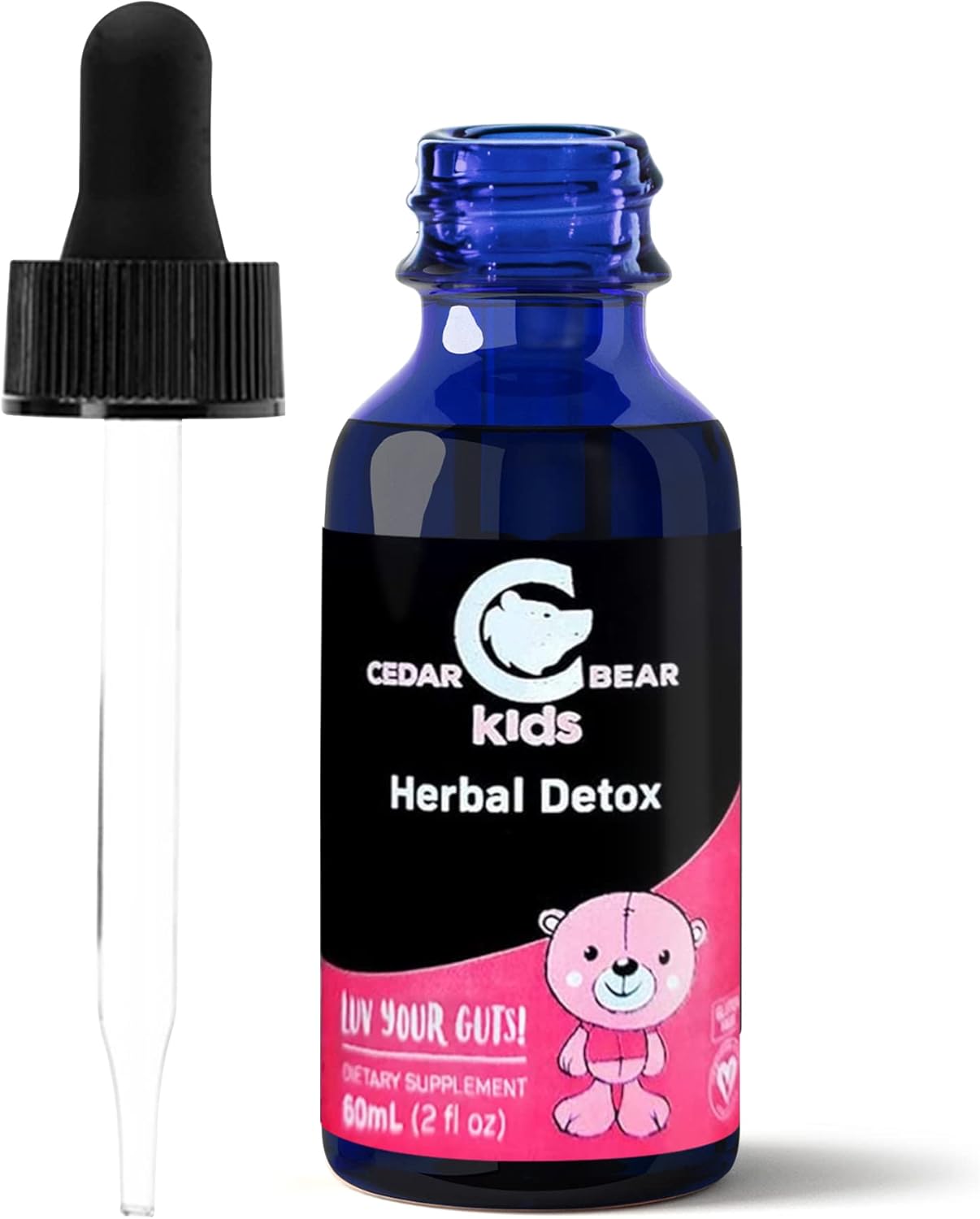 Cedar Bear Naturales Herbal Detox for Kids - Immune System Support - 2 fl oz