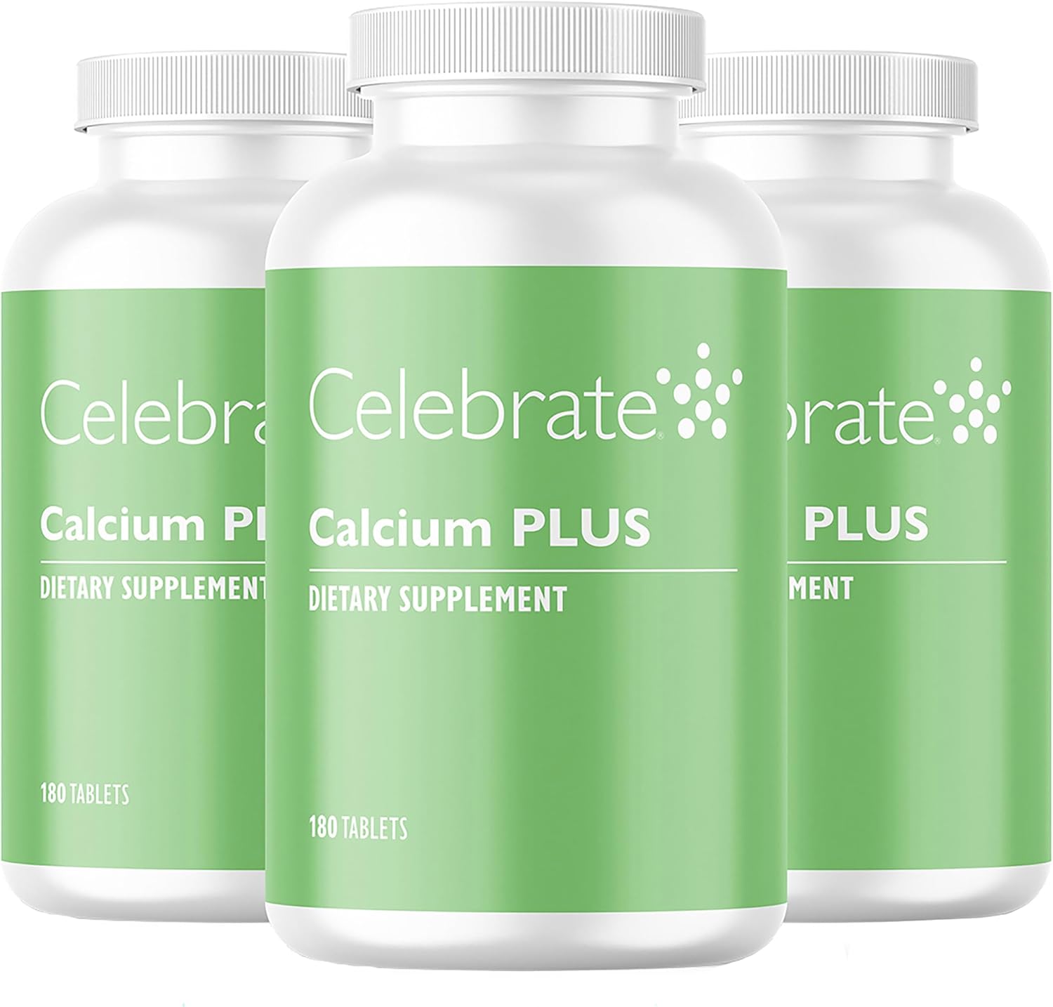 Celebrate Bariatric Supplements Calcium Plus - 600mg Calcium Citrate, 600 IU Vitamin D3 & 50mg Magnesium - Gluten-Free & Sugar-Free - Orange, 540 Non-Chewable Tablets for Post Bariatric Surgery