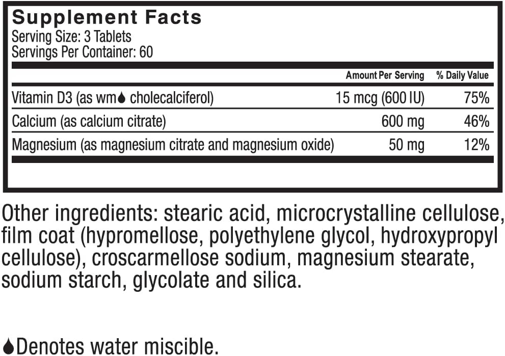 Celebrate Bariatric Supplements Calcium Plus - 600mg Calcium Citrate, 600 IU Vitamin D3 & 50mg Magnesium - Gluten-Free & Sugar-Free - Orange, 540 Non-Chewable Tablets for Post Bariatric Surgery