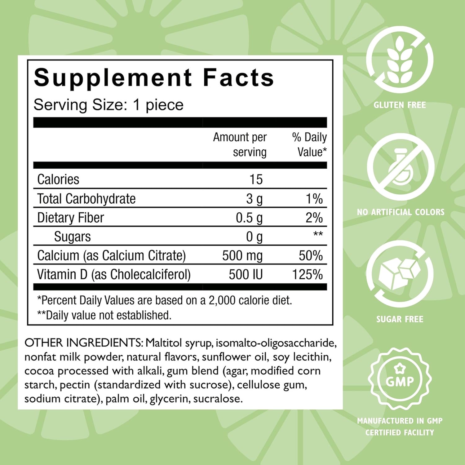 Celebrate Vitamins Bariatric 500mg Calcium Citrate Soft Chews with Vitamin D3 - Sugar & Gluten Free, Cafe Mocha (270 Chews) for Gastric Bypass & Bone Health