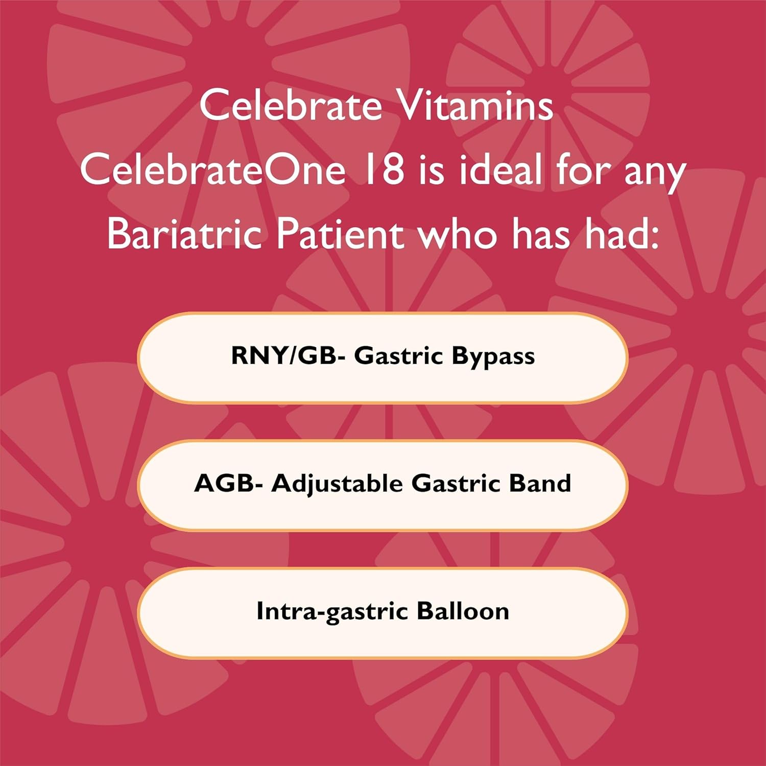 CelebrateONE Bariatric Multivitamin with 18mg Iron - Daily Supplement for Gastric Bypass & Sleeve Gastrectomy - 90 Capsules