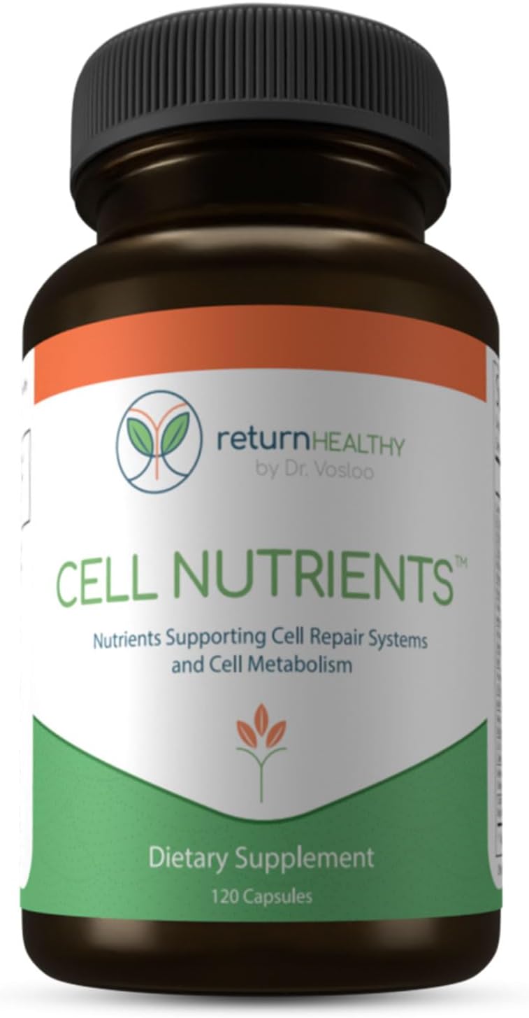 Cell Repair and Metabolism Support Supplement - Mitochondrial Health - Non-GMO, Vegan - 120 Capsules