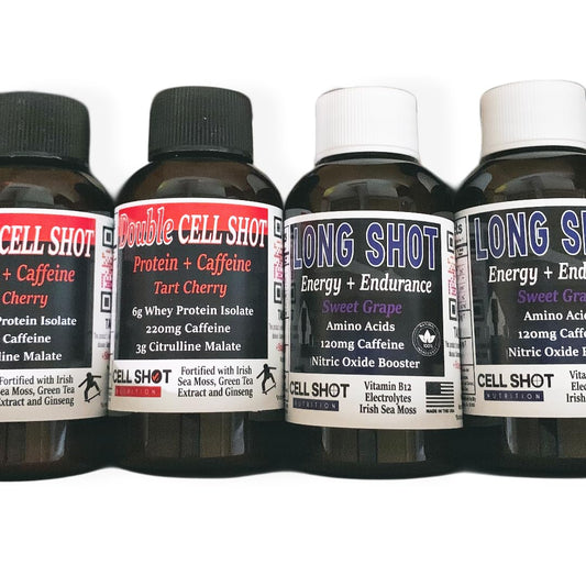 Cell Shot Nutrition Variety Pack - 15 Energy and Focus Shots for Athletic Performance and Preworkout Boost
