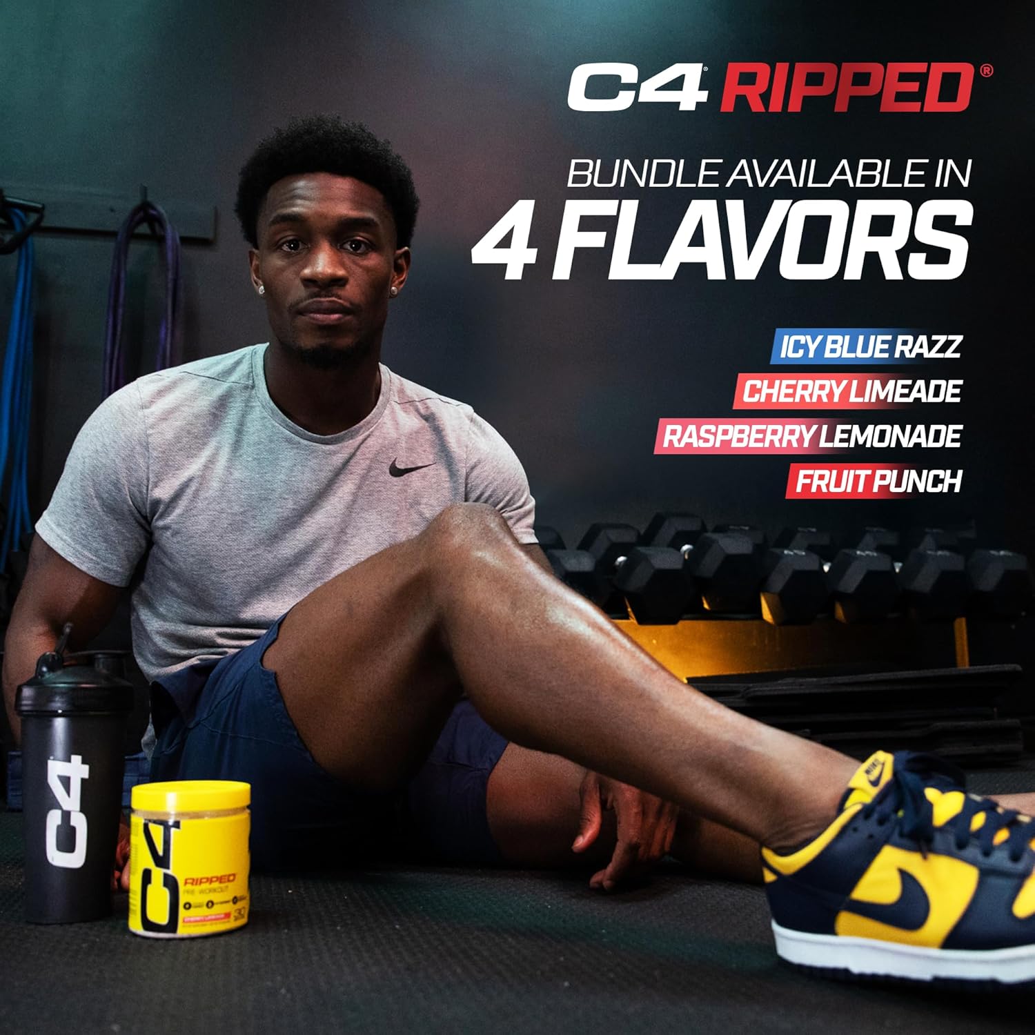 Cellucor C4 Ripped and SuperHD Thermogenic Bundle - Cherry Limeade Pre Workout Powder with Capsimax and Green Tea Extract - 30 Servings + 60 Servings