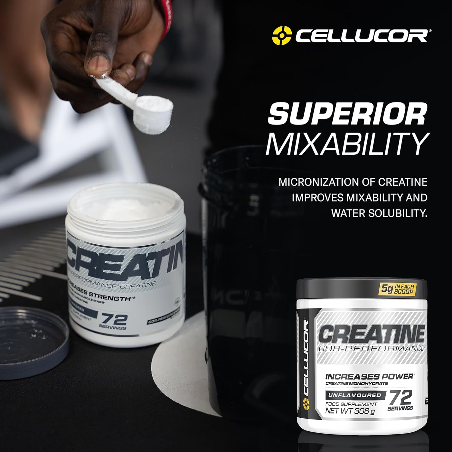 Cellucor Cor-Performance Creatine Monohydrate - Enhance Strength and Muscle Growth with 72 Servings