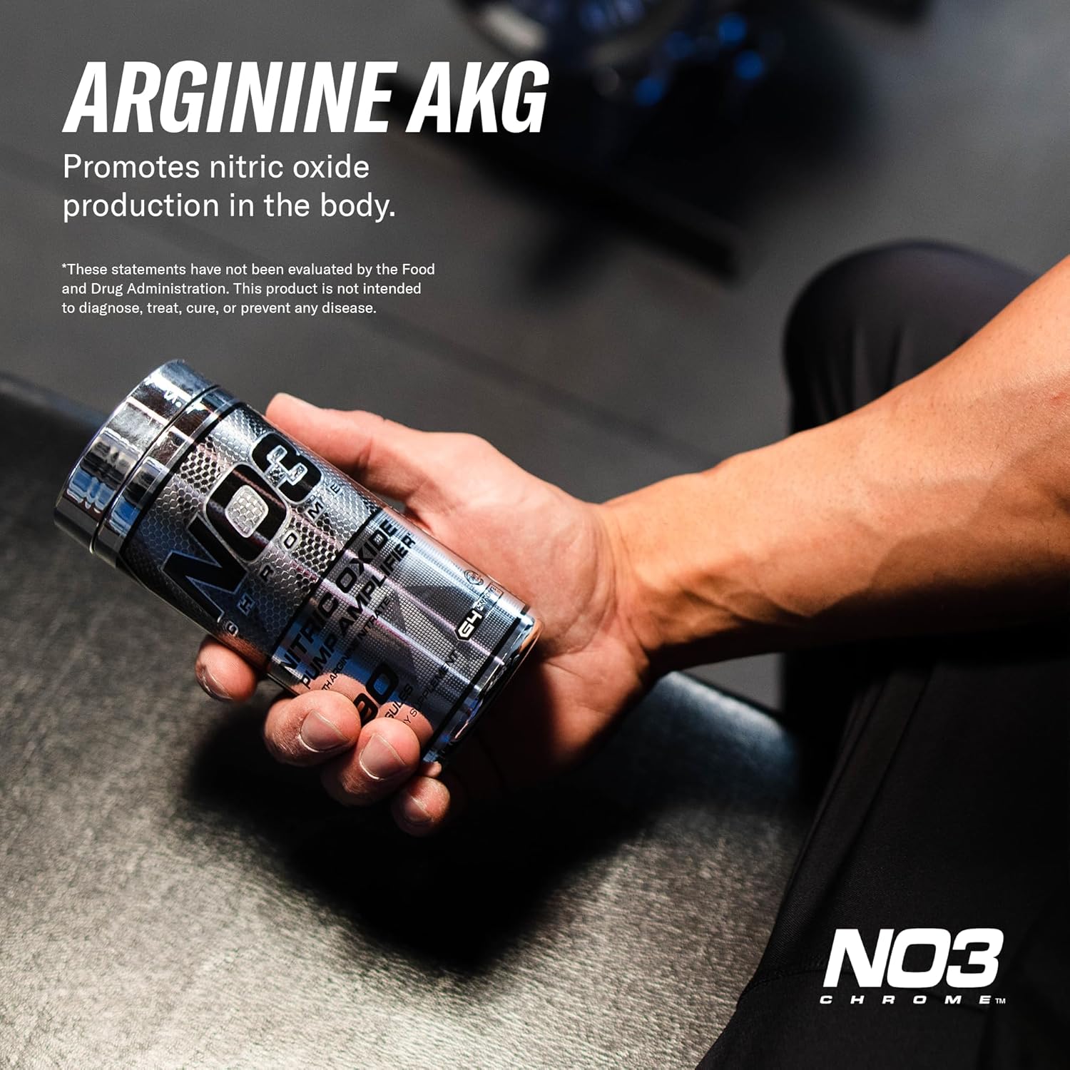Cellucor NO3 Chrome Nitric Oxide Supplements for Muscle Pump & Blood Flow - 90 Capsules
