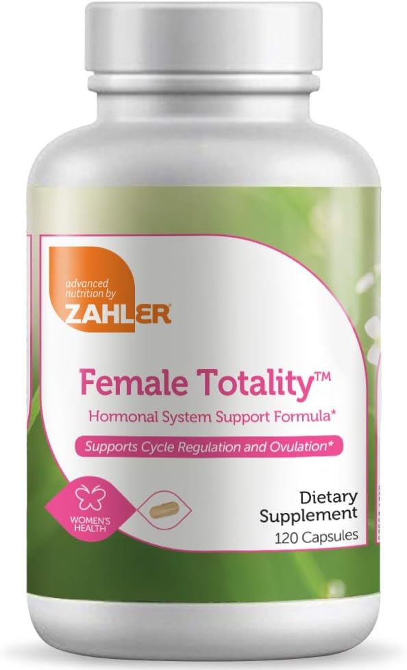 Certified Kosher Fertility Prenatal Vitamins for Women, 120 Capsules by Zahler Female Totality