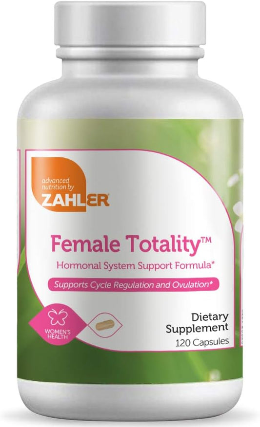 Certified Kosher Fertility Prenatal Vitamins for Women, 120 Capsules by Zahler Female Totality