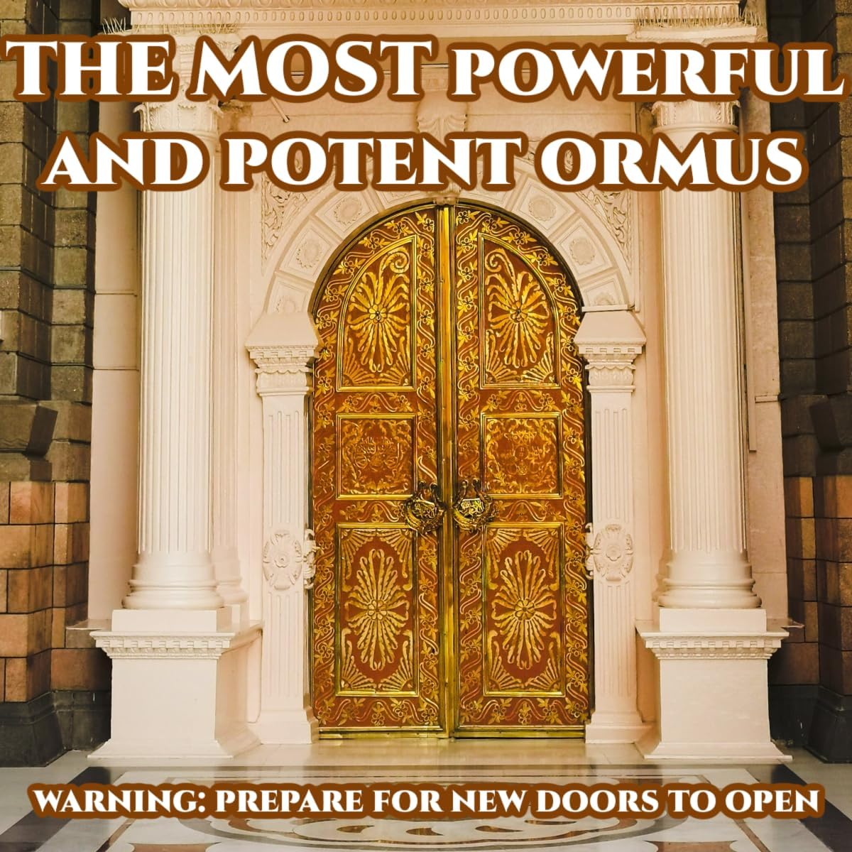 Certified Organic 24k White Gold Ormus Powder with Maca and Ashwagandha - Pineal Gland Detox and Balance - Eco Friendly 8oz Glass Bottle