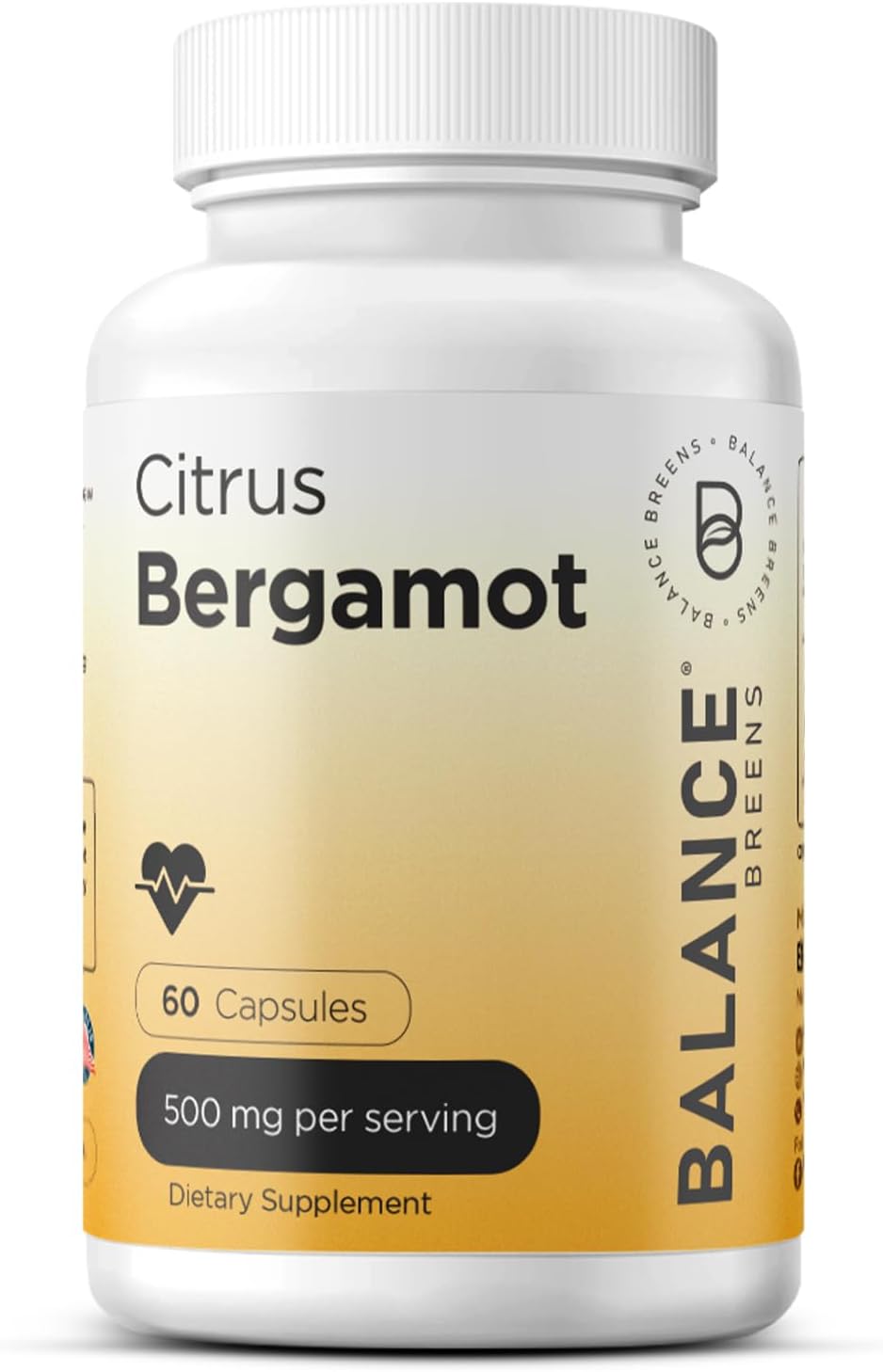 Certified Organic Ashwagandha 1600 mg + Citrus Bergamot 500mg Supplement Combo by Balancebreens: Enhance Balance and Wellness