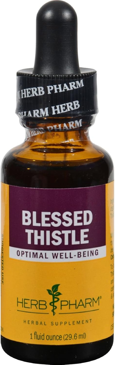 Certified Organic Blessed Thistle Liquid Extract by Herb Pharm - 1 Ounce Bottle