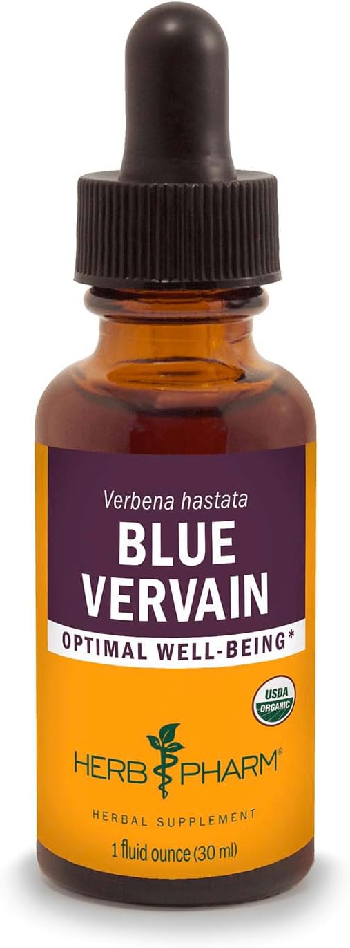 Certified Organic Blue Vervain Liquid Extract - 1 Fl Oz by Herb Pharm