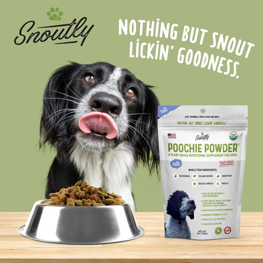 Certified Organic Dog Supplement & Multivitamin Powder for All Ages - Supports Nutrition & Digestion, RAW Superfood Formula