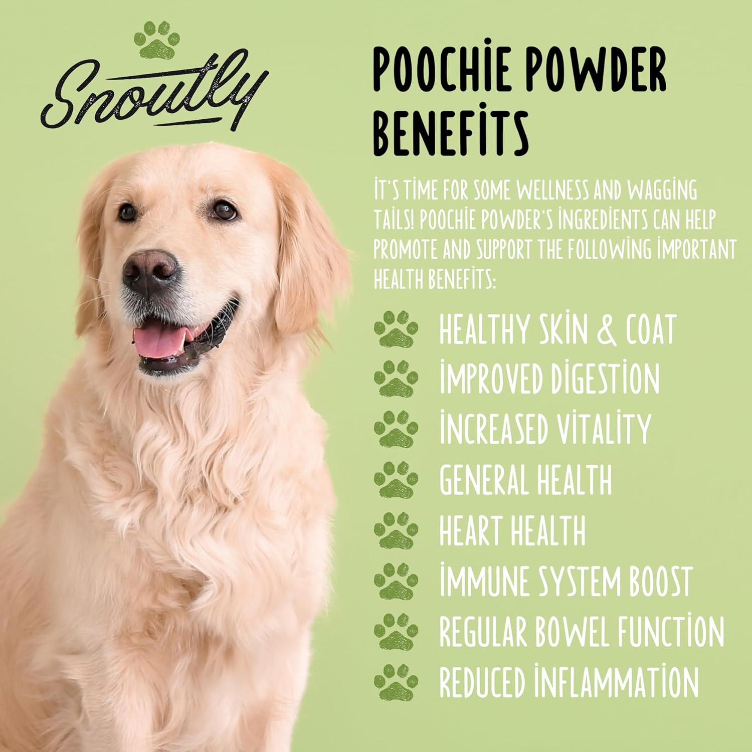 Certified Organic Dog Supplement & Multivitamin Powder for All Ages - Supports Nutrition & Digestion, RAW Superfood Formula