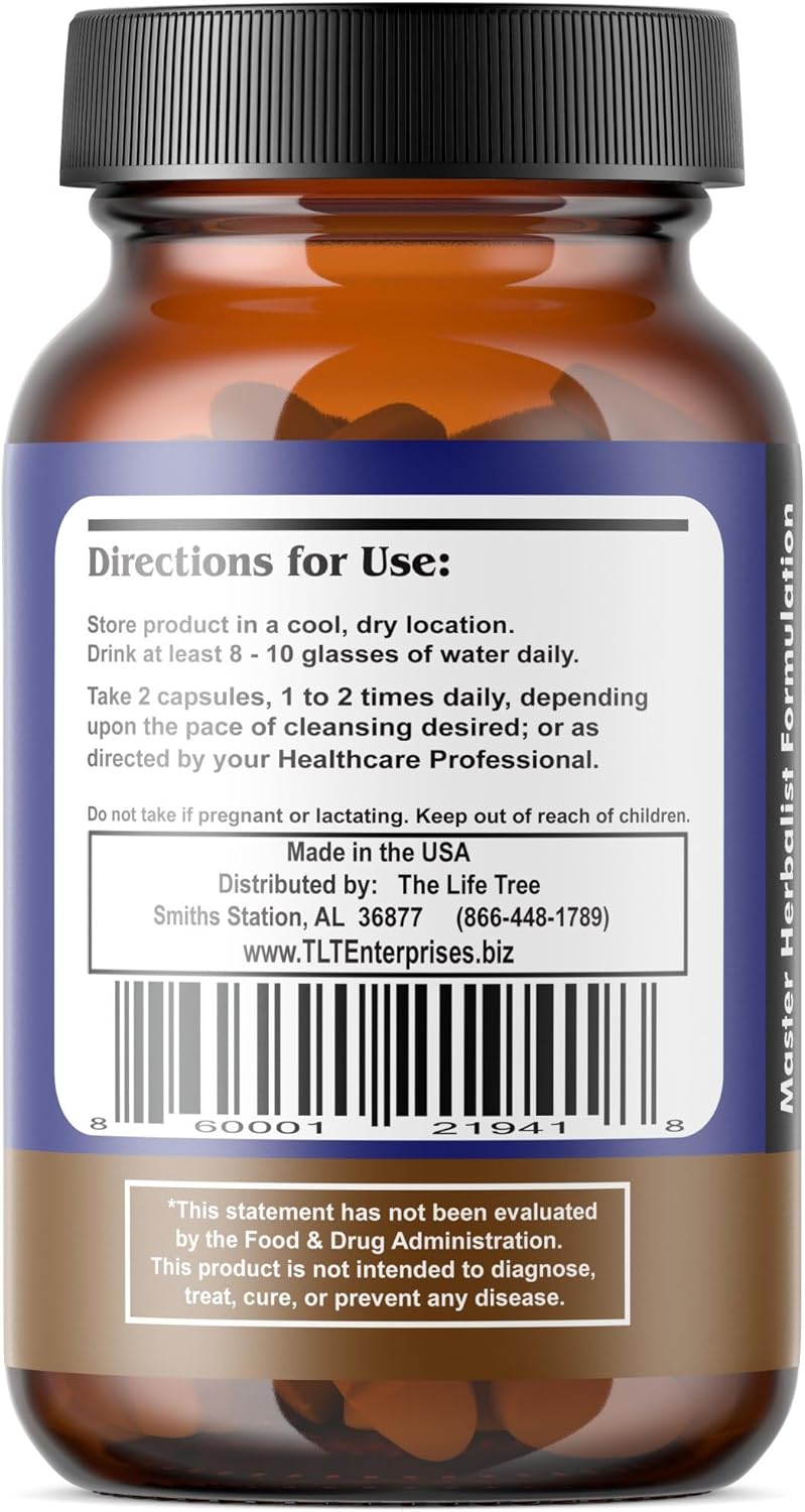 Certified Organic Liver, Kidney, and Gallbladder Detox Cleanse - Herbalist Formulated Liquid Caps for Maximum Results - 60 Veg Capsules