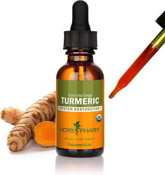Certified Organic Turmeric Root Extract for Musculoskeletal Support - 1 Ounce