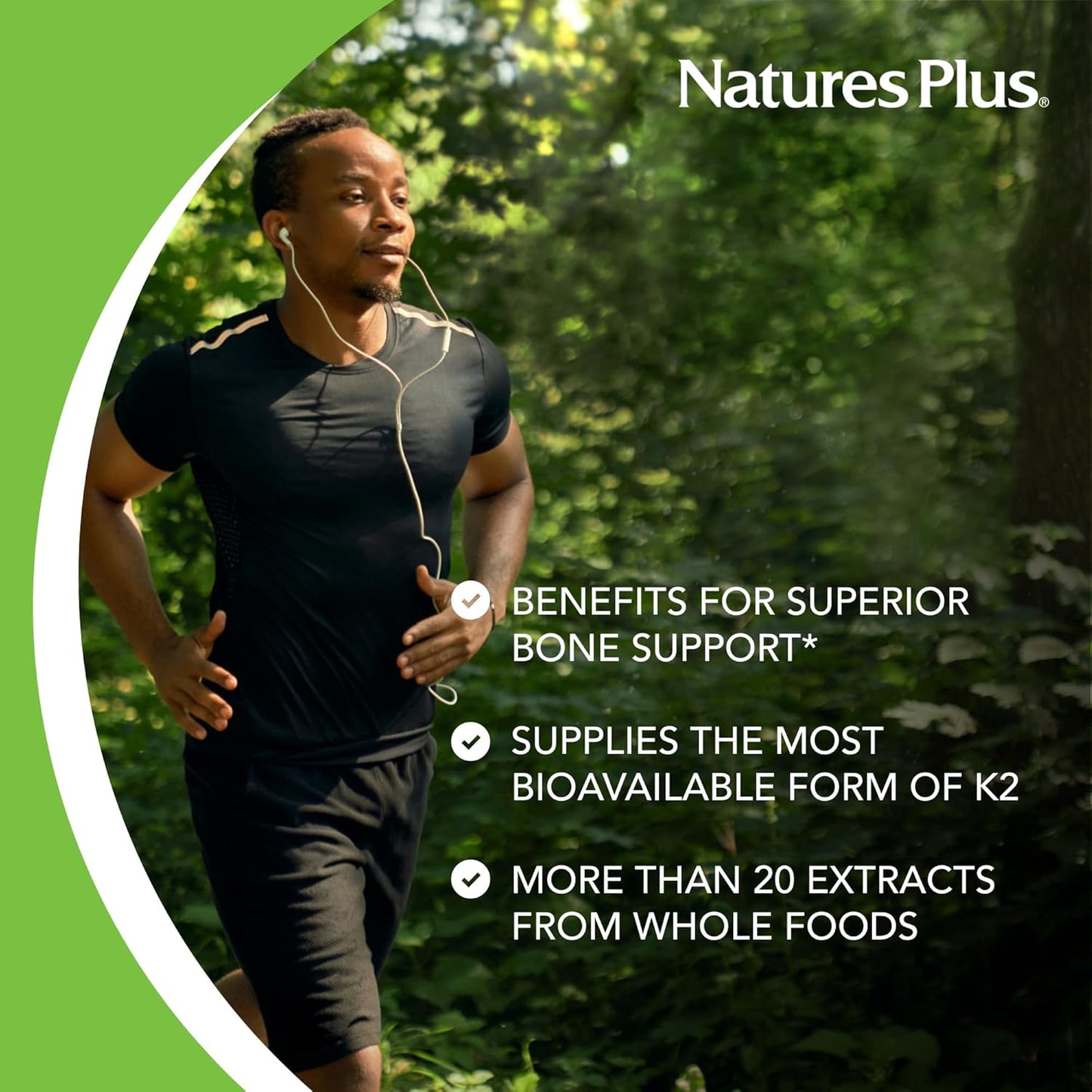 Certified Organic Vitamin K2-120 mcg Capsules for Bone Health - Vegan & Gluten-Free Supplement with Whole Food Enzymes - 60 Servings