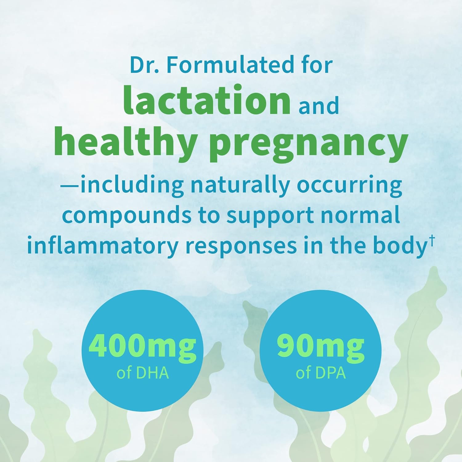 Certified Vegan Omega 3 Supplement with 400mg DHA + DPA from Algal Omega 3 - Non-GMO, Triglyceride Form, 30 Softgels