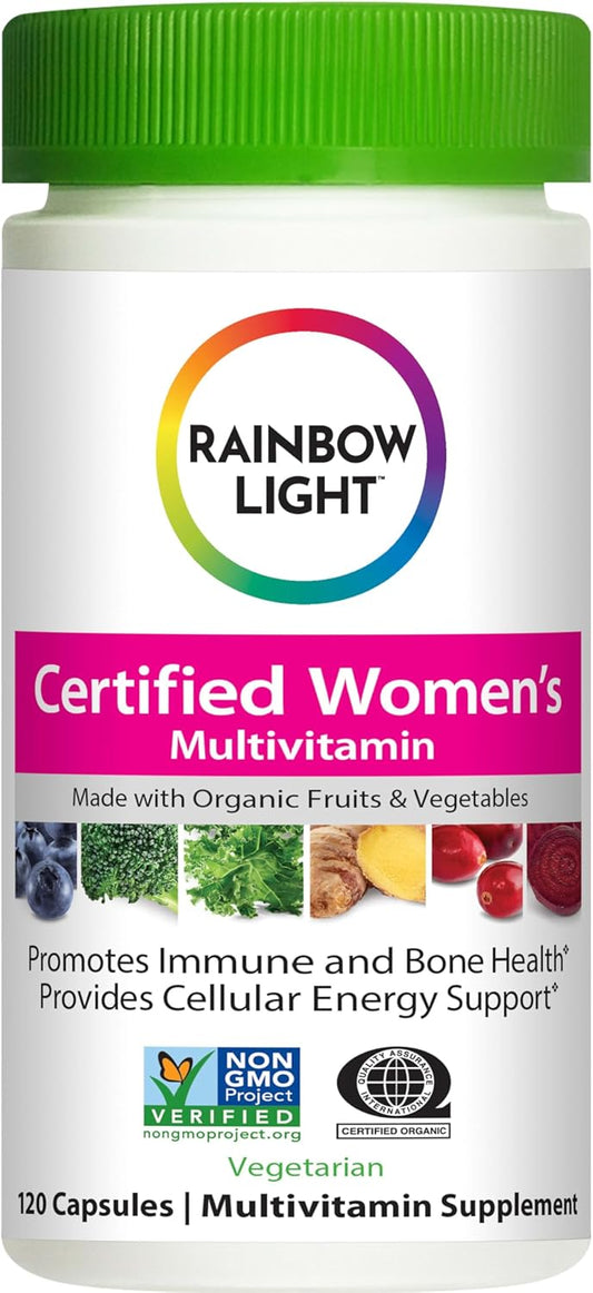 Certified Women's Multivitamin Supplement - Rainbow Light, 120 Capsules
