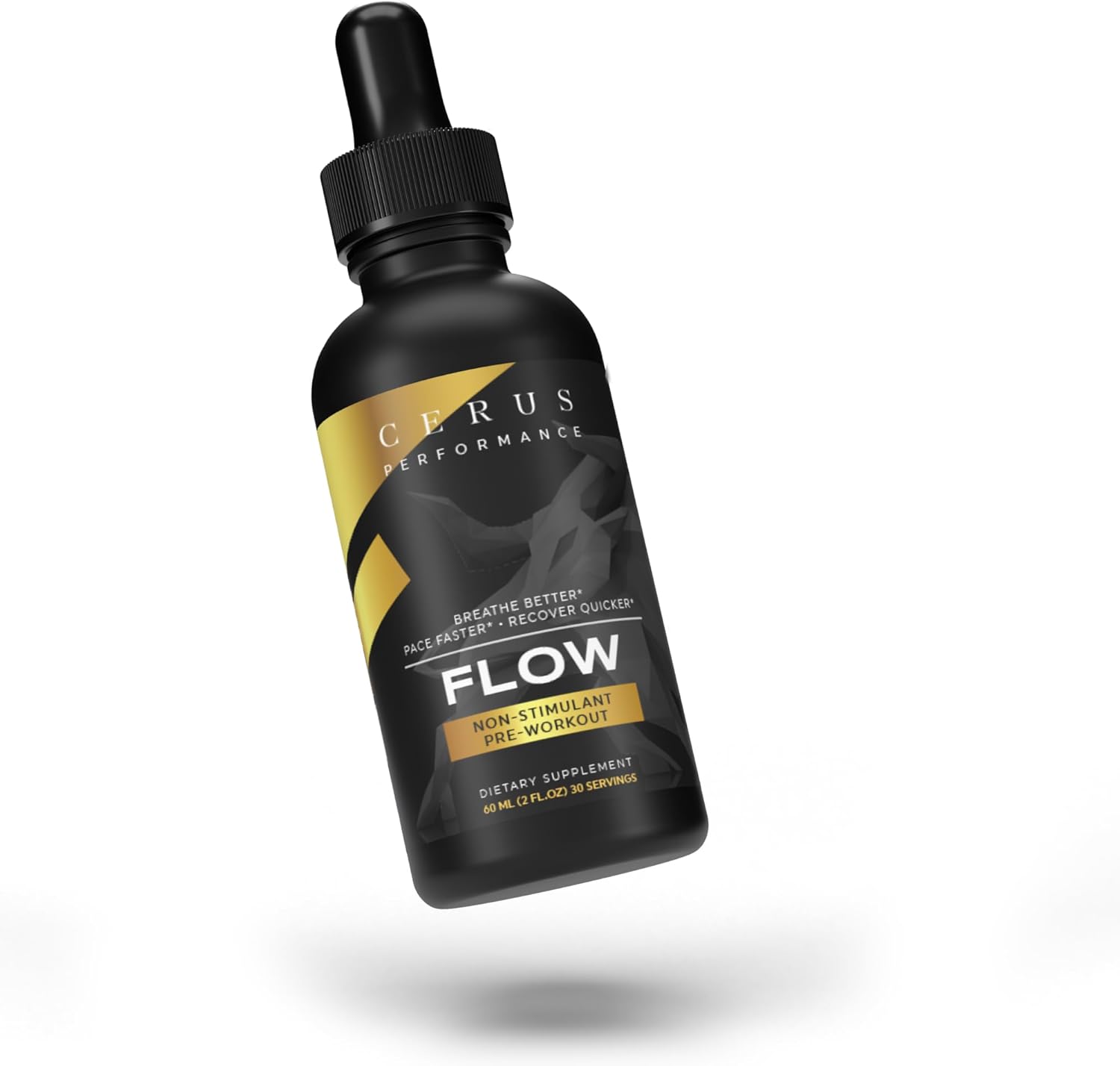 Cerus Performance Endurance Pre-Workout Supplement - Stimulant-Free Formula with Natural Herbs for Stamina and Heart Health - Vegan-Friendly - 2 Fl Oz