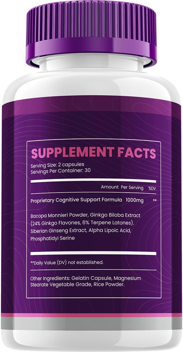 Cetacondor Nerve Health & Brain Support Supplement - Advanced Nootropic Formula with Natural Focus Support - 60 Capsules