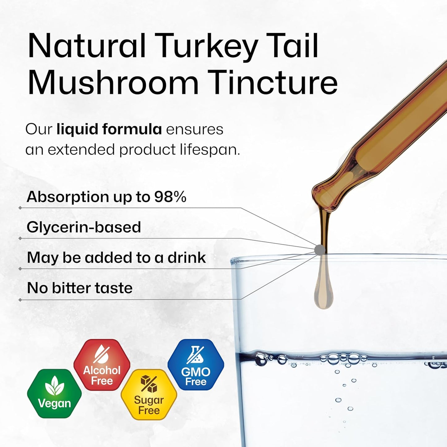 Chaga Mushroom and Turkey Tail Mushroom Tincture Bundle - 4 Fl. Oz. Each