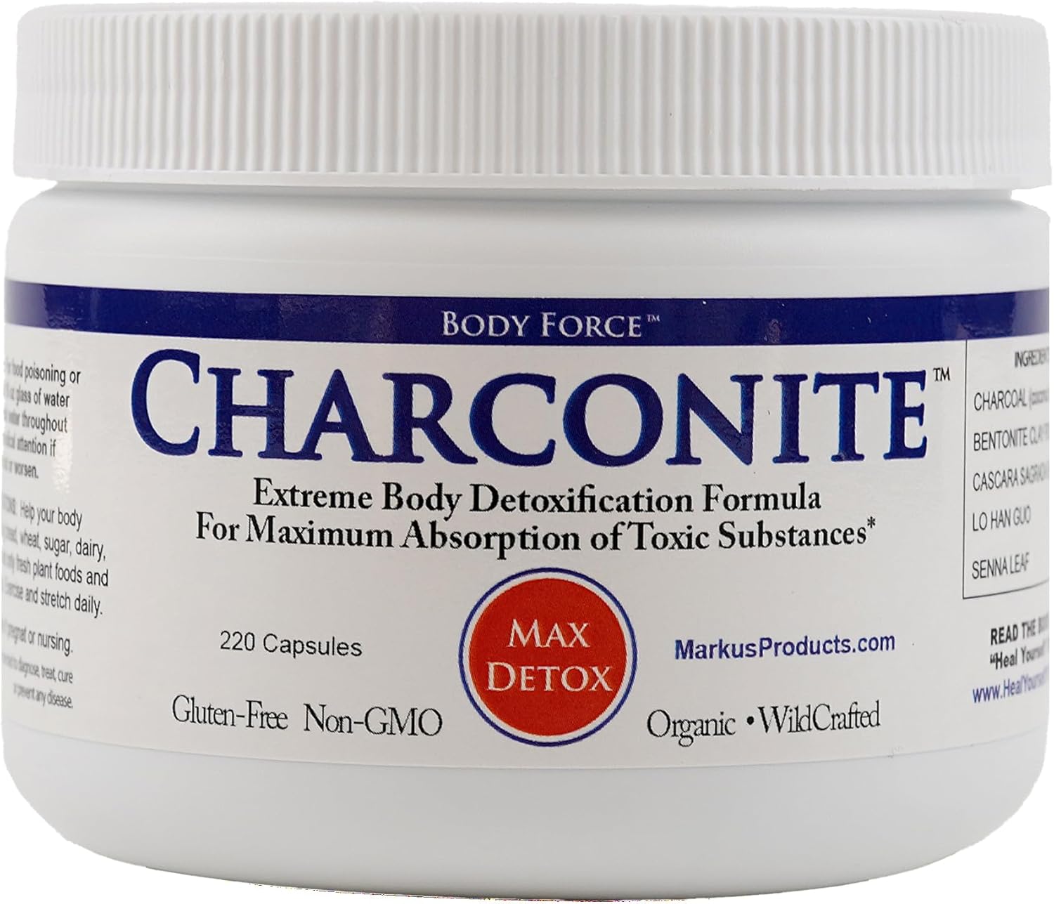 Charconite - Charcoal and Bentonite Detoxifying Mask Combo
