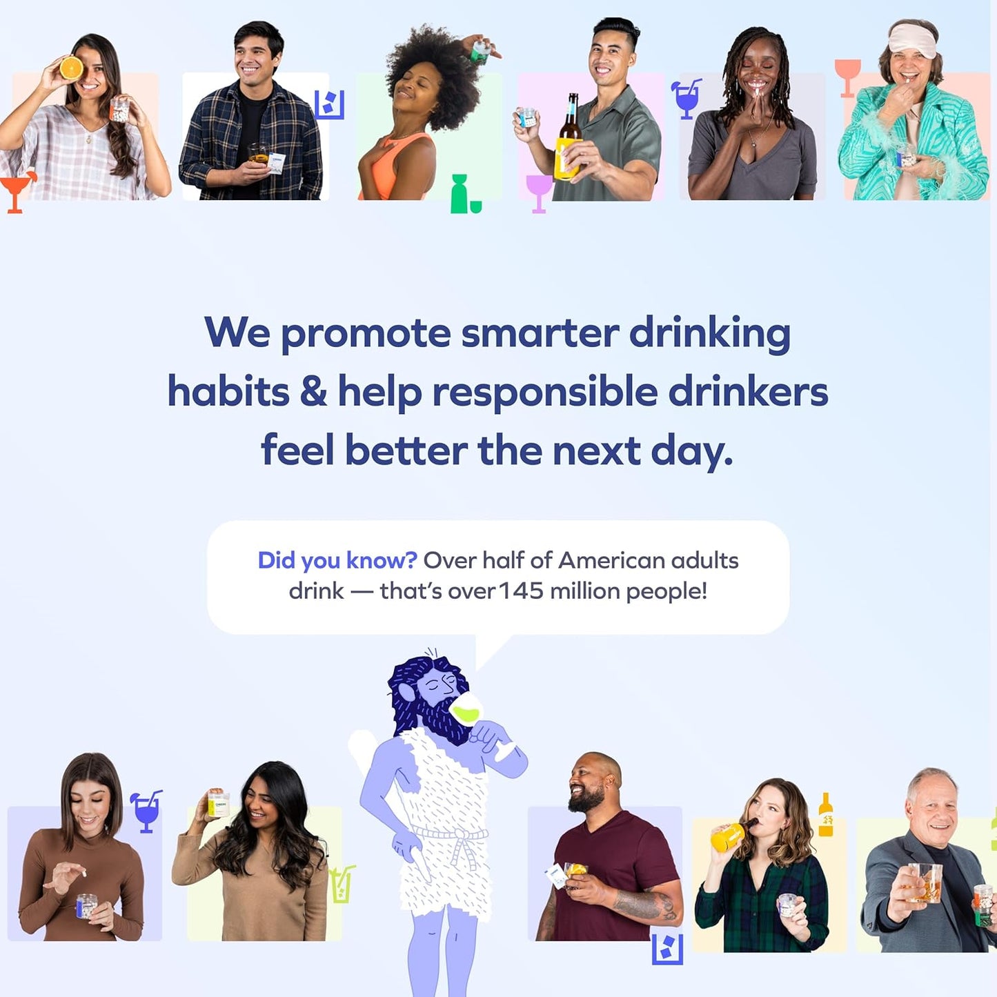 Cheers Multi | Daily Multivitamin Supplement for Drinkers | Replenish Essential Vitamins | Support Overall Health | 30 Doses | Choline, Betaine, Niacin, B-Vitamins