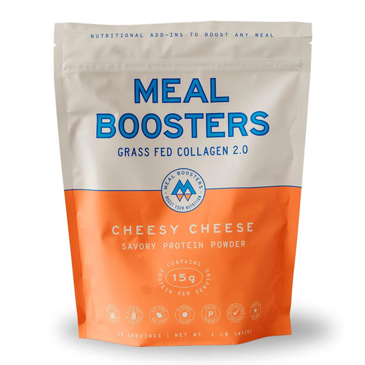 Cheesy Cheese Protein Supplement with Collagen Peptides for Muscle Growth and Gut Health, Mac & Cheese Mix for Kids