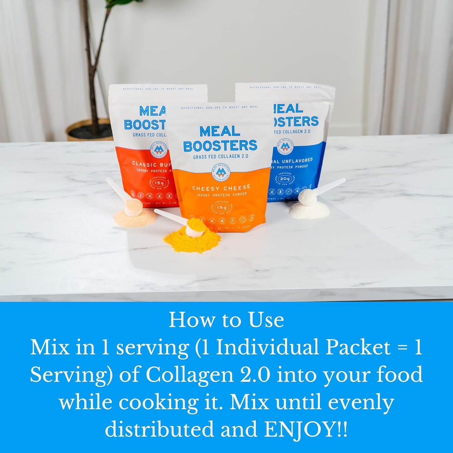 Cheesy Cheese Protein Supplement with Collagen Peptides for Muscle Growth and Gut Health, Mac & Cheese Mix for Kids