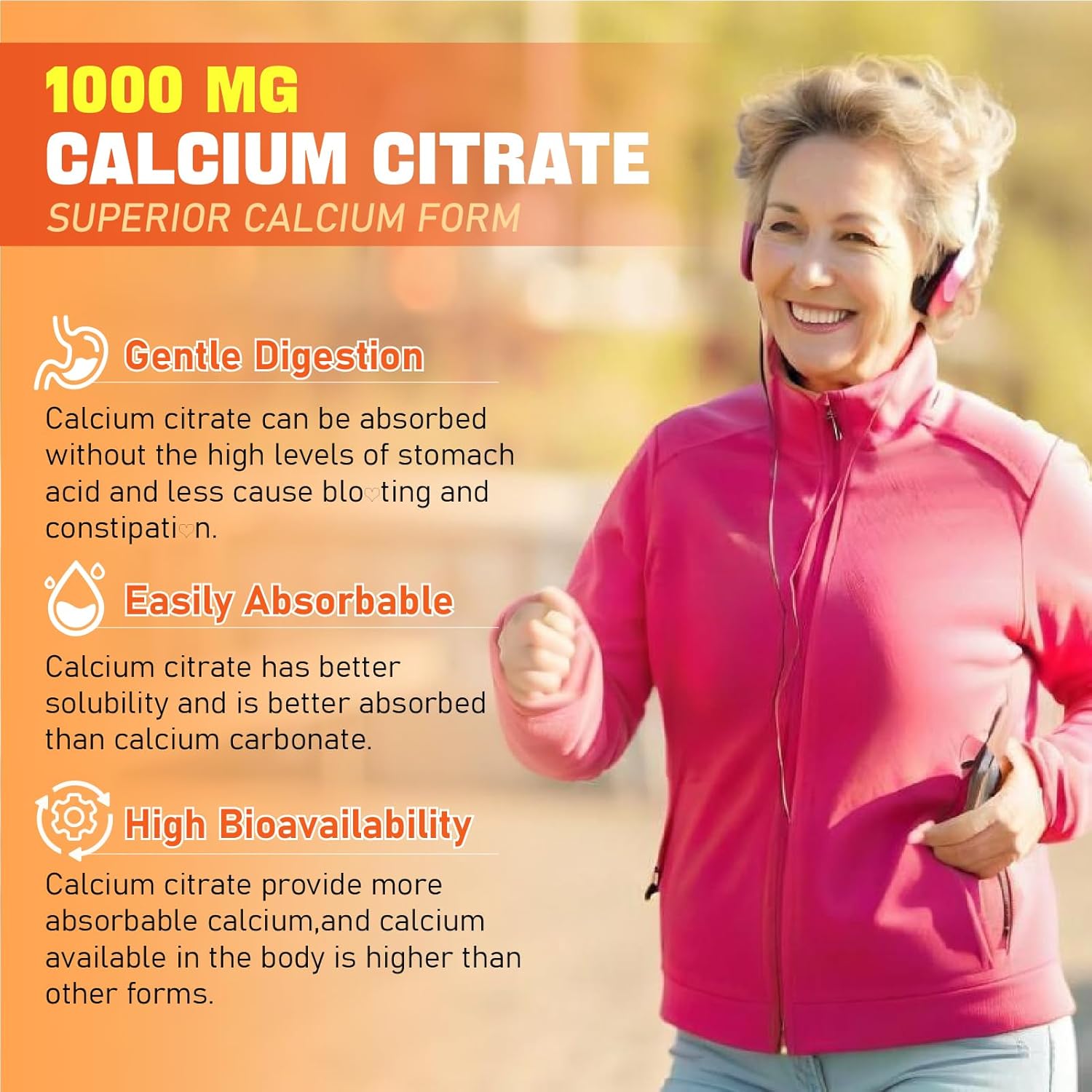 Chelated Calcium Gummies with Vitamin D3, K2, B6, B12, Magnesium, Zinc, Boron, Selenium & Omega-3 - 1000 mg Supplement for Bone, Muscle, Immune Support - 60 Count for Adults