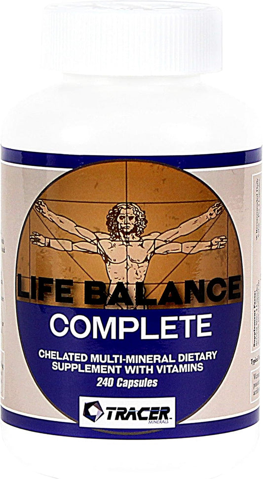 Chelated Multi-Mineral Dietary Supplement with Vitamins - Real Amino Acid Chelated Trace Minerals - Fill Nutritional Gaps - Made in USA - 240 Capsules