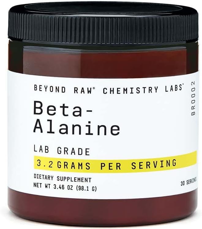 Chemistry Labs Beta-Alanine Powder - Enhance Workout Performance, Reduce Muscle Soreness | 30 Servings