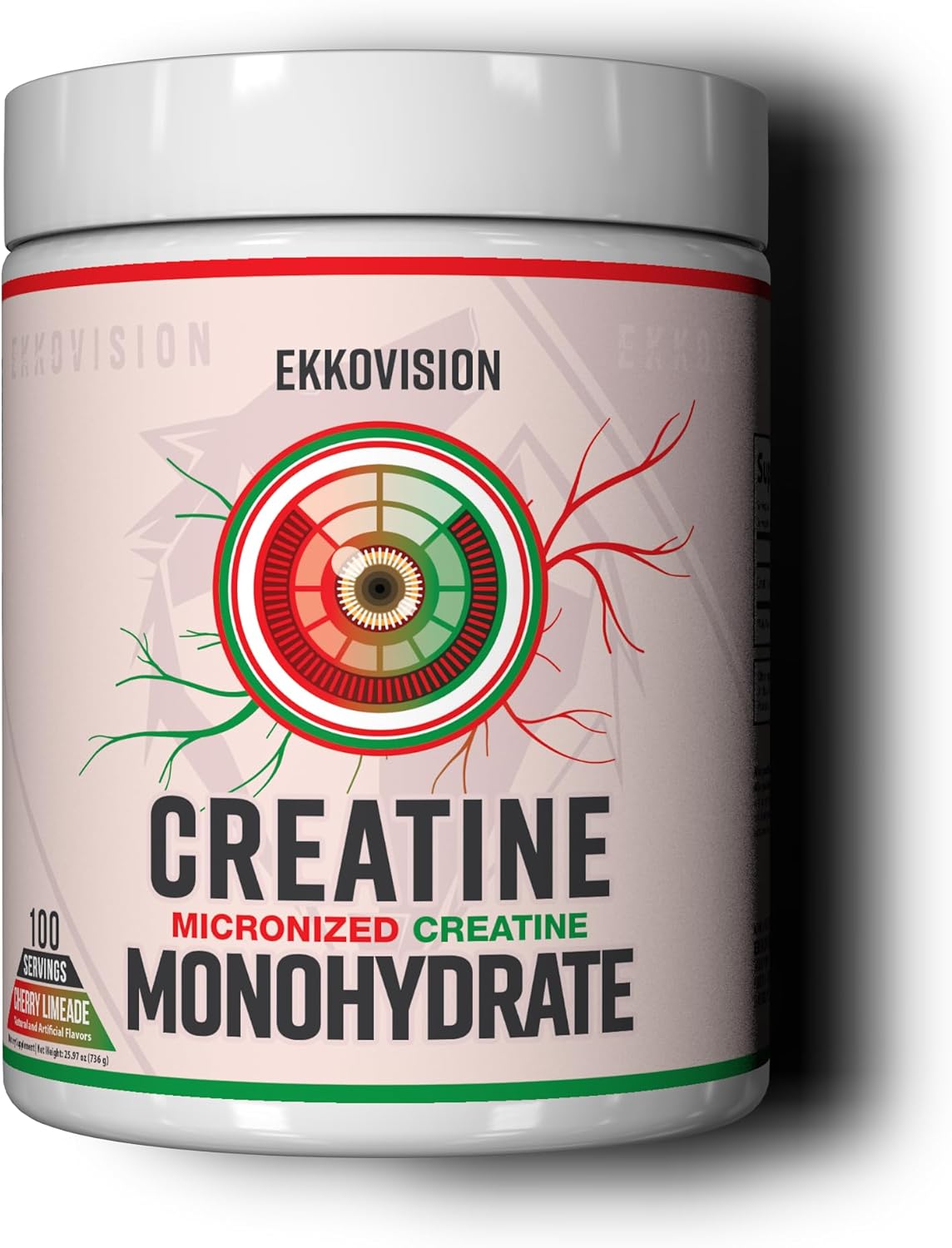 Cherry Limeade Micronized Creatine Monohydrate Powder for Pre & Post Workout, Energy Support, Easy Mixing, 100 Servings