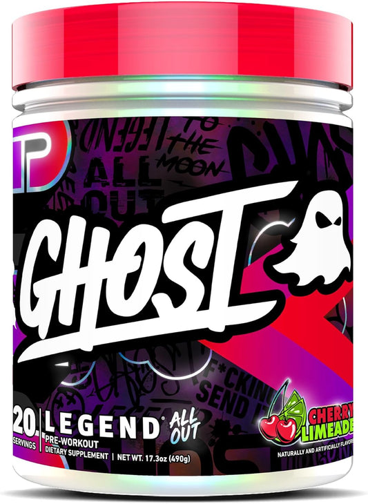 Cherry Limeade Pre-Workout Powder with Caffeine & L-Citrulline - 20 Servings for Energy & Pumps - Sugar Free Supplement for Men & Women