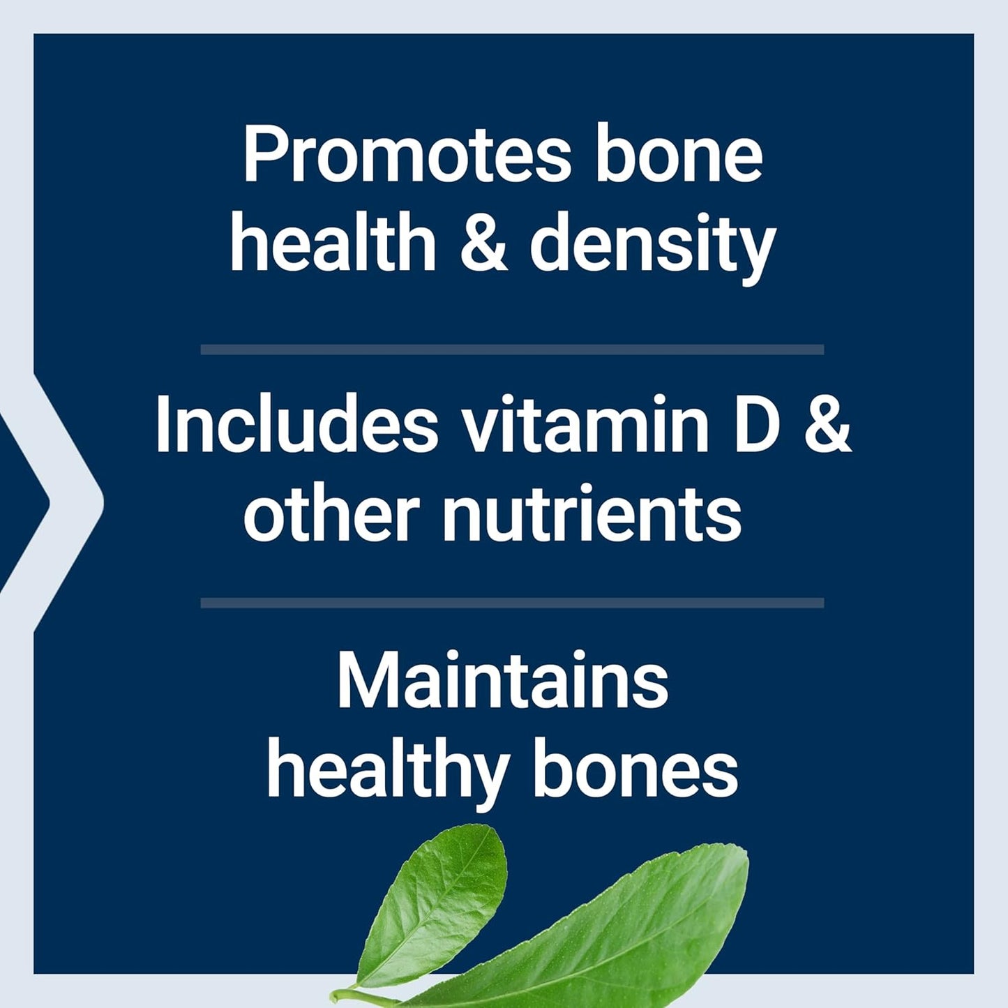 Chewable Bone Restore Calcium Supplement with Vitamin D and Minerals - Gluten Free, Non-GMO, 60 Tablets
