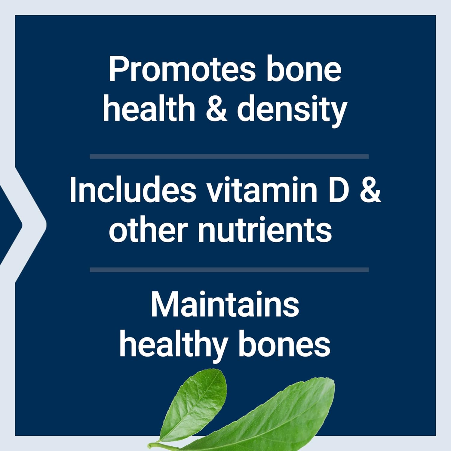 Chewable Bone Restore Calcium Supplement with Vitamin D and Minerals - Gluten Free, Non-GMO, 60 Tablets