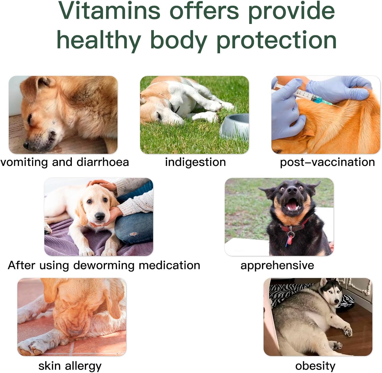 Chewable Dog Multivitamin with Glucosamine Chondroitin for Skin, Coat, Heart & Joint Health - Puppy Treats for Immunity & Energy