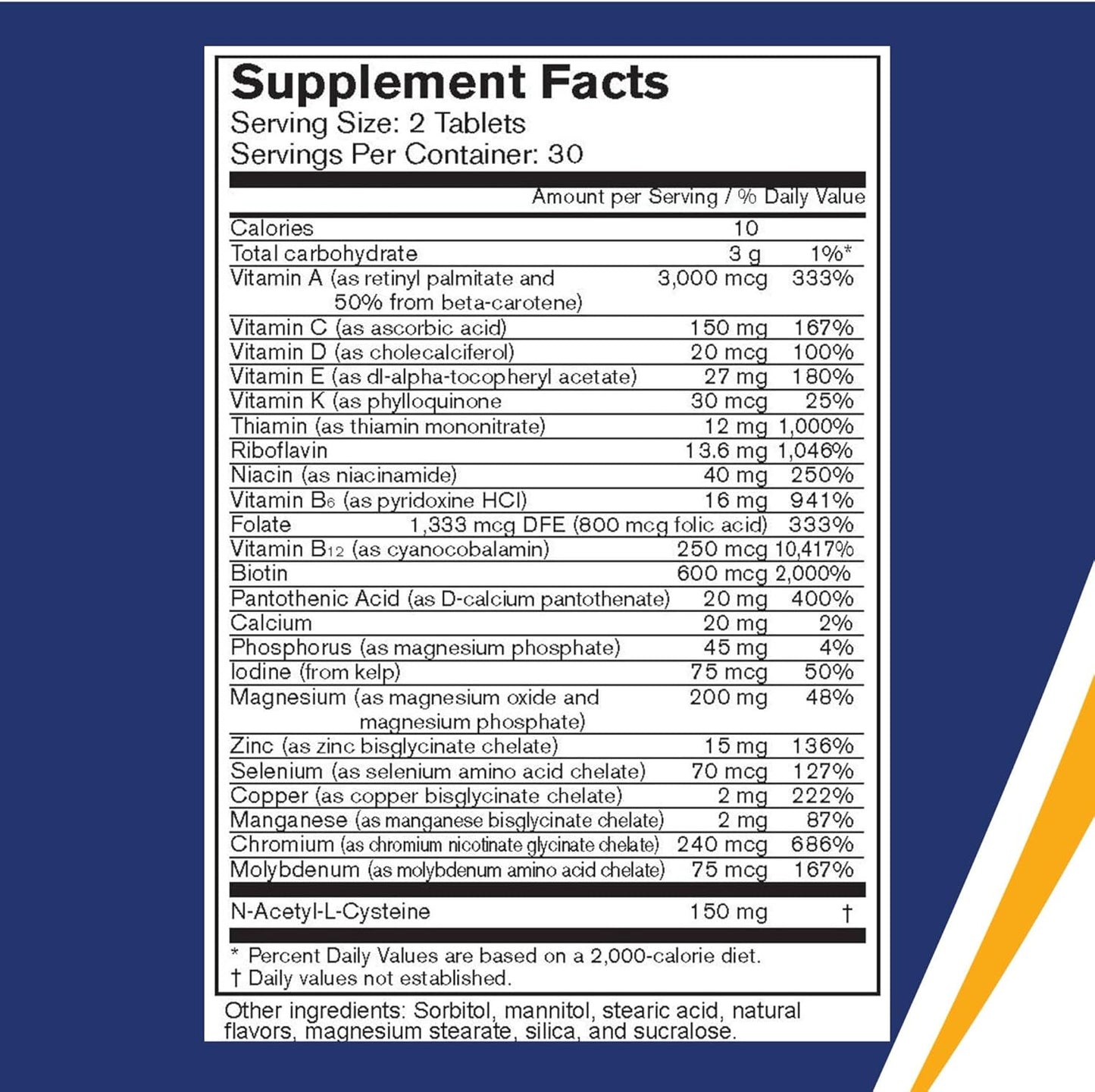Chewable Mixed Berry Flavored Bariatric Supplement for Patients, 60 Count