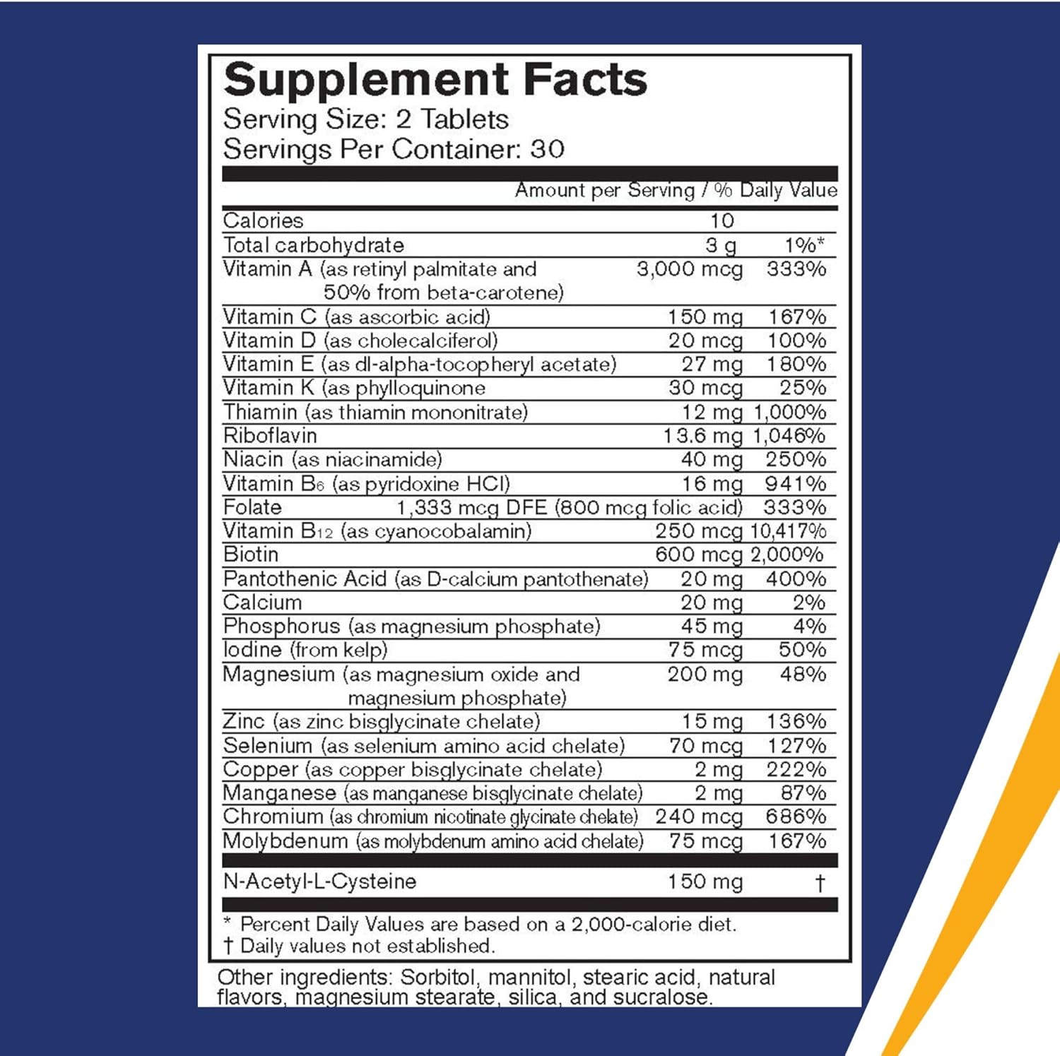 Chewable Mixed Berry Flavored Bariatric Supplement for Patients, 60 Count