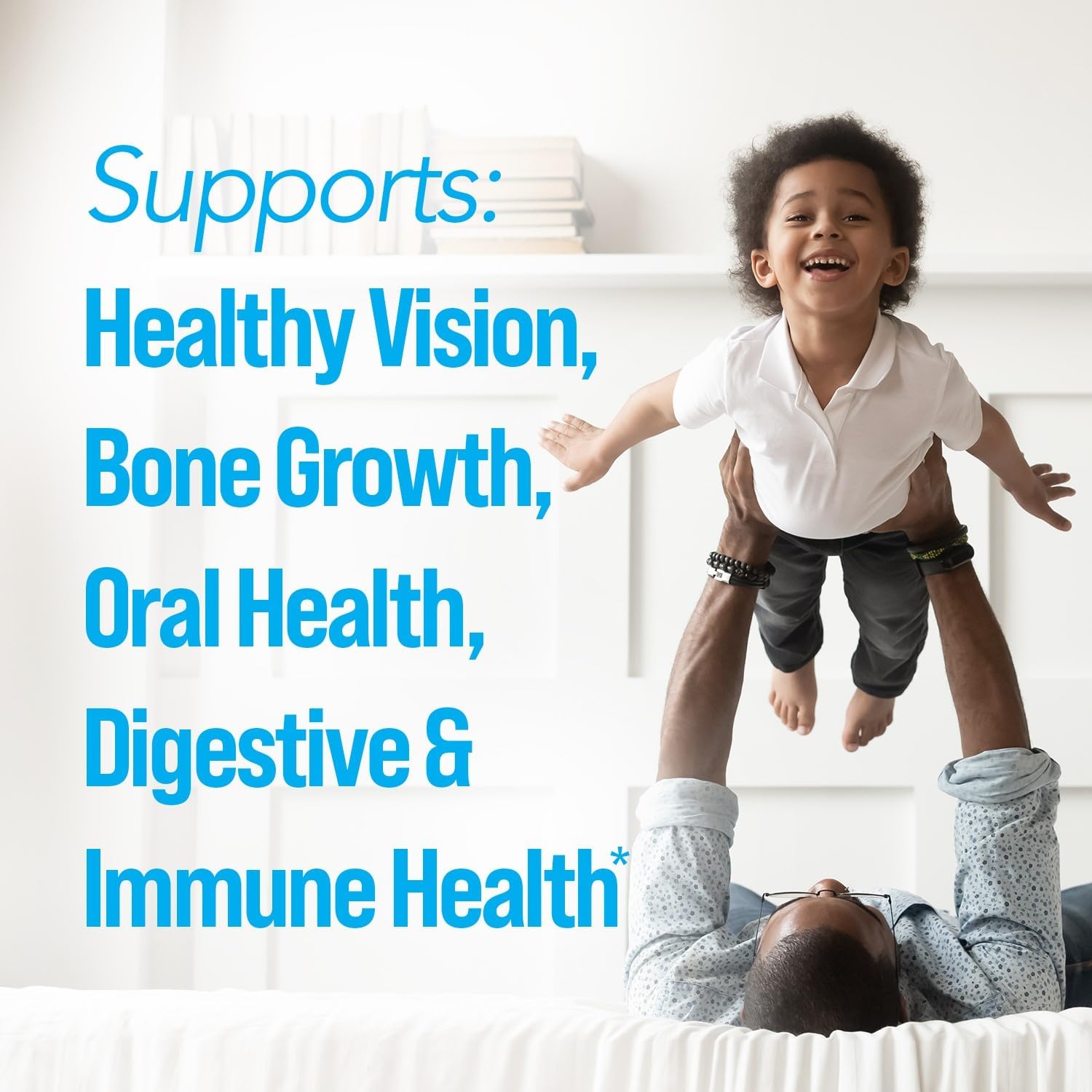 Chewable Multivitamin & Probiotic for Kids, 50 Count - 11 Vitamins & Minerals, Immune & Digestive Support, Ages 3+
