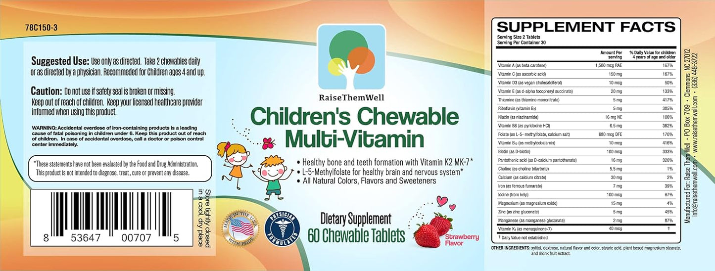 Children's Immunity and Multivitamin Chewable for Optimal Health
