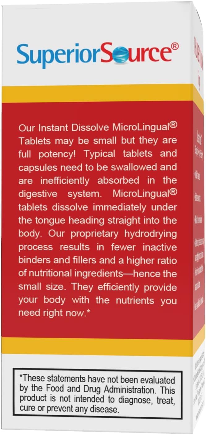 Children’s Iron 5mg Supplement for Cell Health & Development - 100 Dissolve Tablets for Toddlers